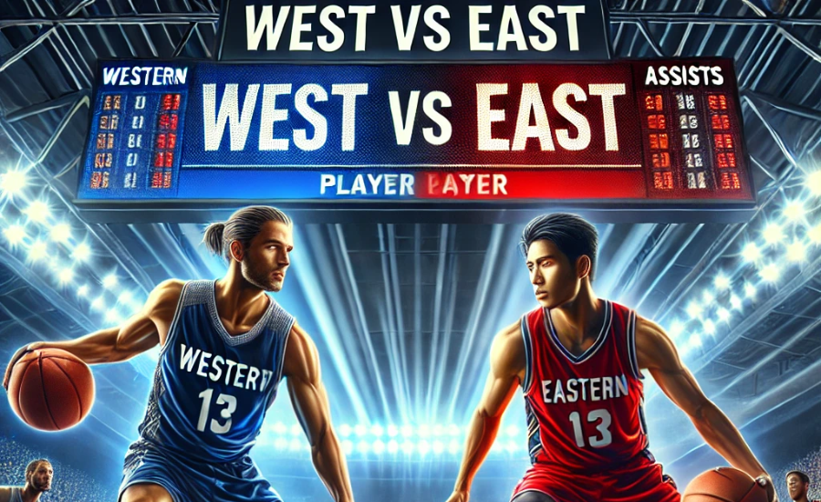 west vs east match player stats