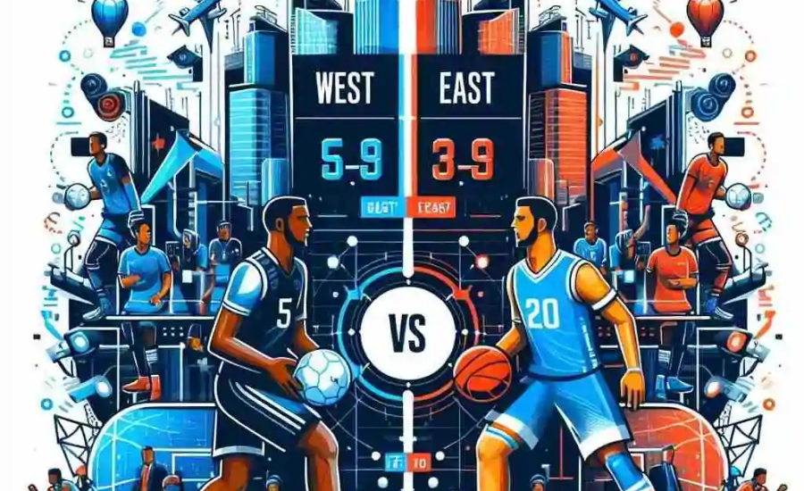 west vs east match player stats