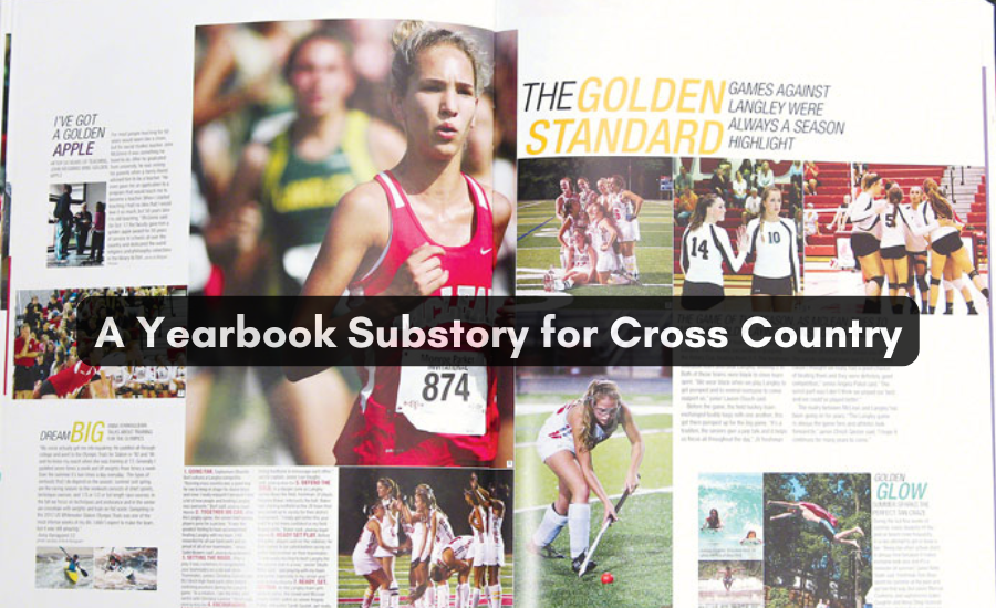 a yearbook substory for cross country